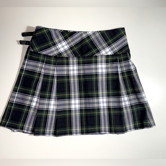 Lochard Of Scotland Green Vintage Tartan Plaid 100% Wool Kilt - Picture 3 of 3